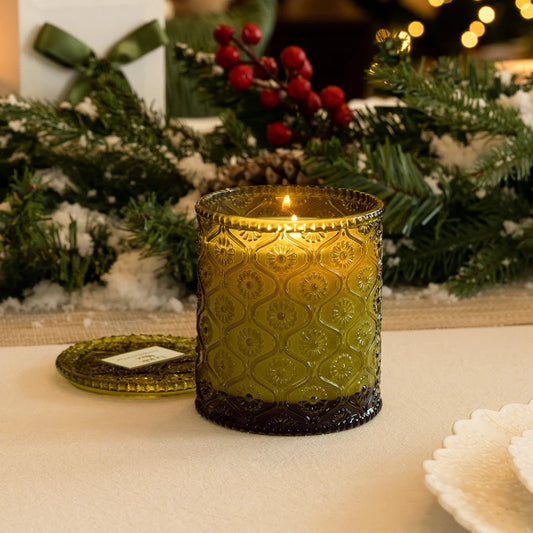 Étoile Scented Candle - Pomegranate & Pine - Hollow Way Home