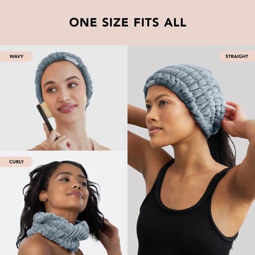 Kitsch Spa Headband for Women –  Misty Blue