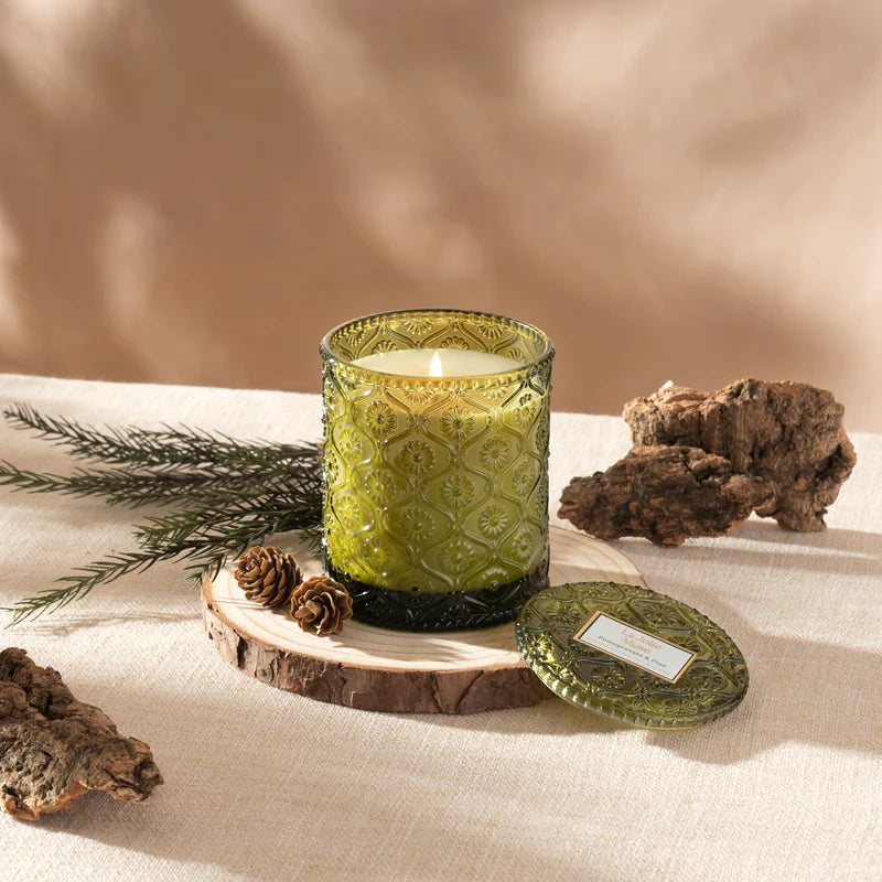 Étoile Scented Candle - Pomegranate & Pine - Hollow Way Home