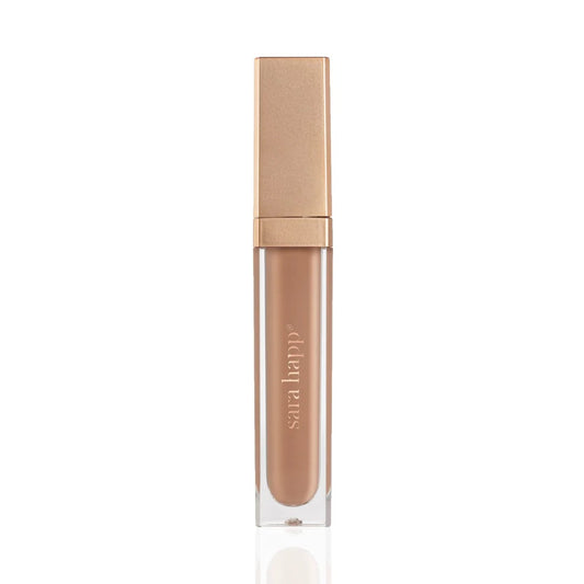 Sara Happ Nude Slip Luxe Gloss - High-Impact Shine & Long-Lasting Wear, Nourish, Hydrate, and Heal Your Lips, 0.21 fl. oz.