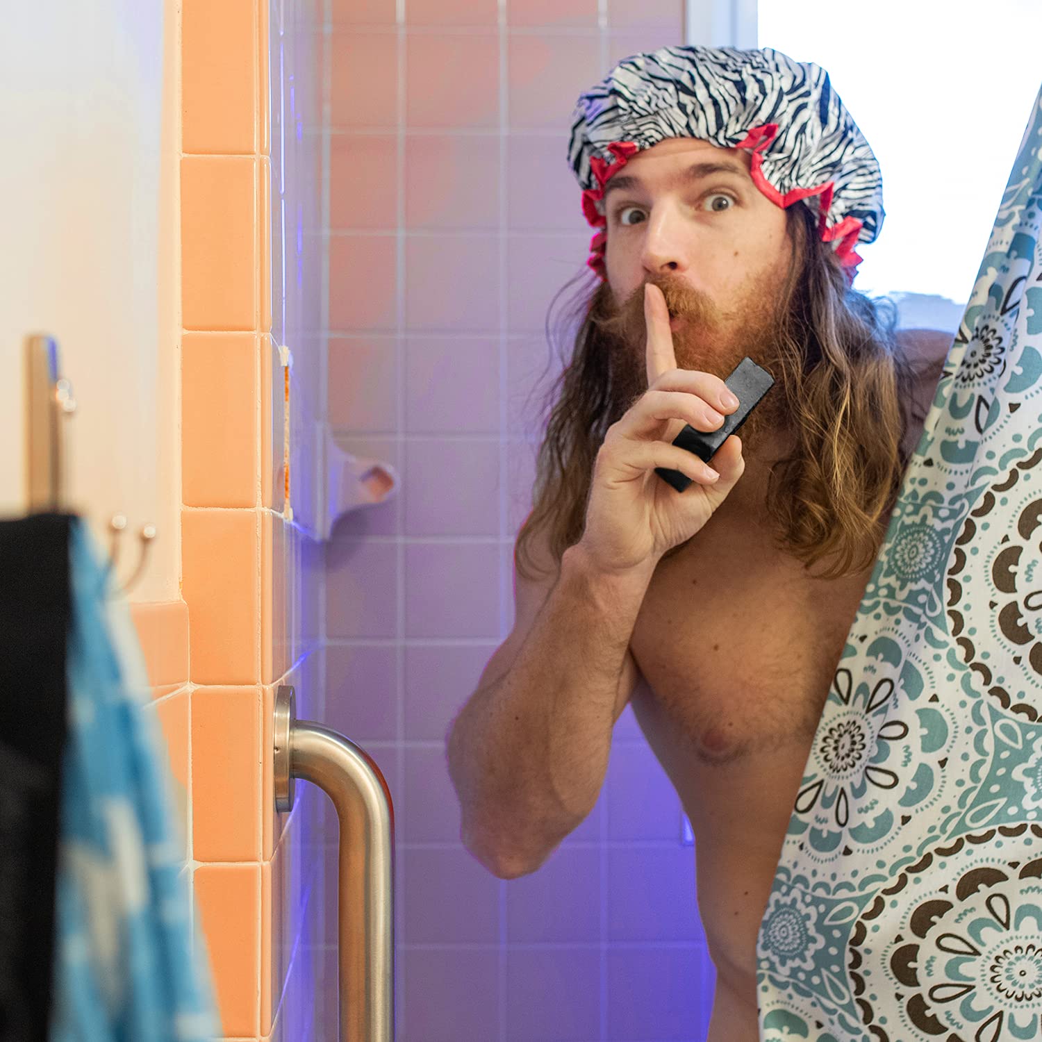 HAPPY NUTS Man Slab Natural Soap for Men 5oz (Naughty List) - Hollow Way Home