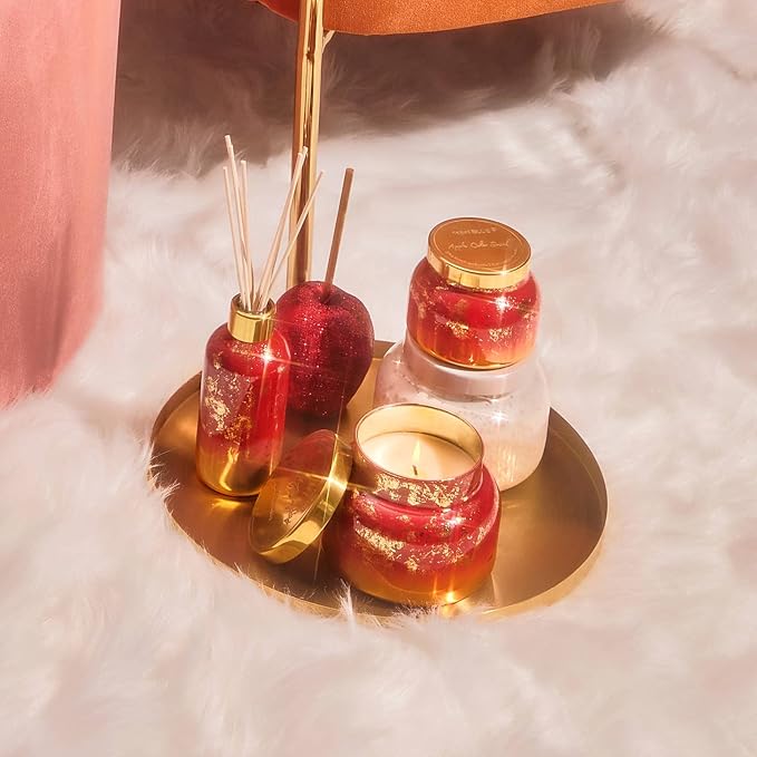 capri BLUE Apple Cider Social Glimmer Reed Diffuser