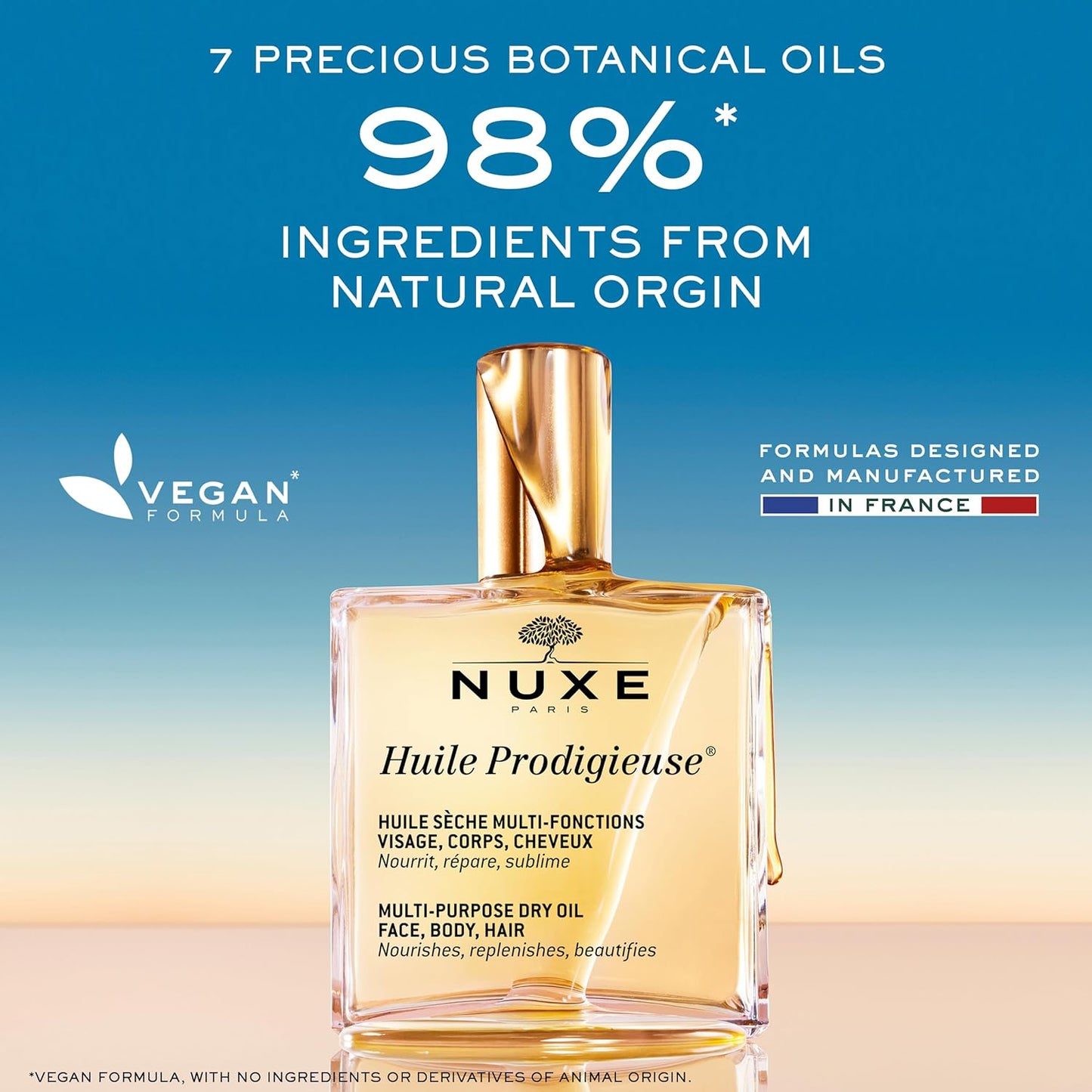 NUXE Huile Prodigieuse - Face, Body & Hair Dry Oil 1.6 oz - Hollow Way Home