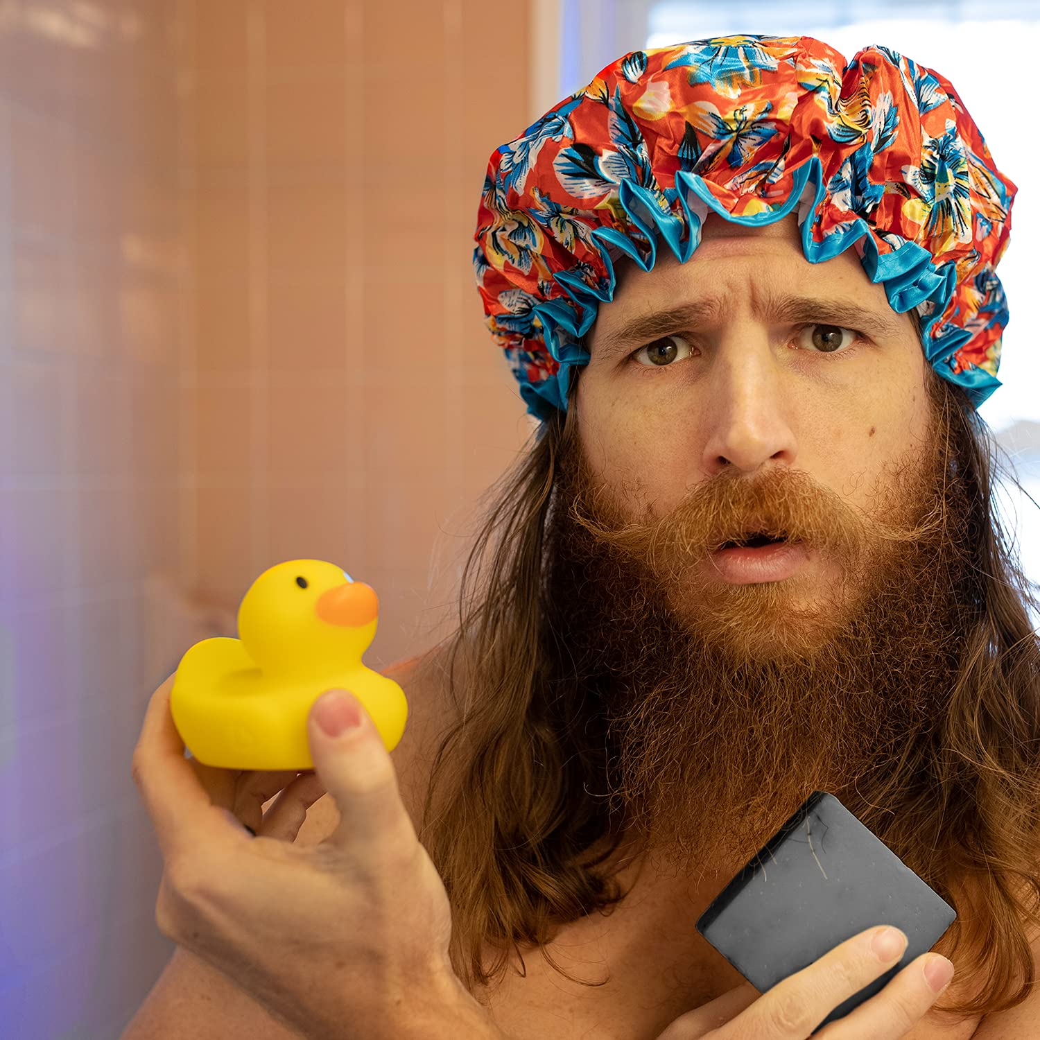 HAPPY NUTS Man Slab Natural Soap for Men 5oz (Naughty List) - Hollow Way Home