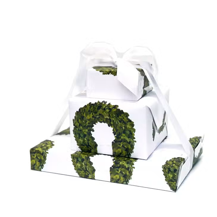 Boxwood Gift Wrap - Hollow Way Home