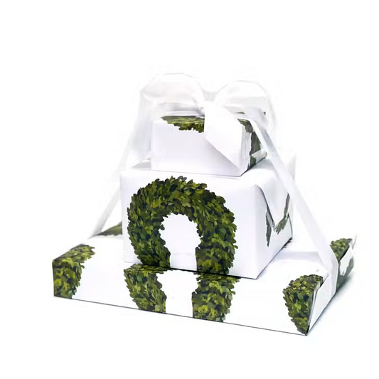 Boxwood Gift Wrap - Hollow Way Home