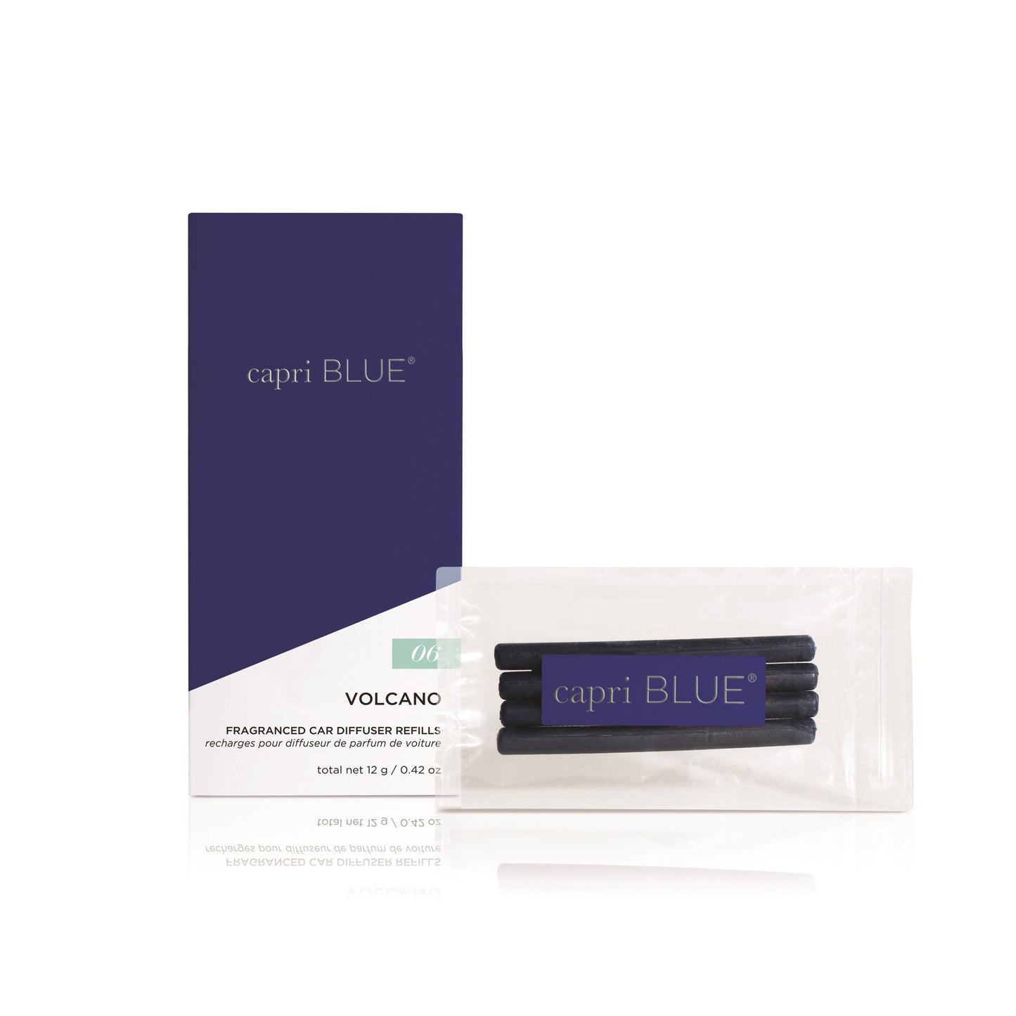Capri Blue Fragranced Car Diffuser Refills - Volcano Car Freshener Refills - Vent Clip - Car Scent Diffuser Refills