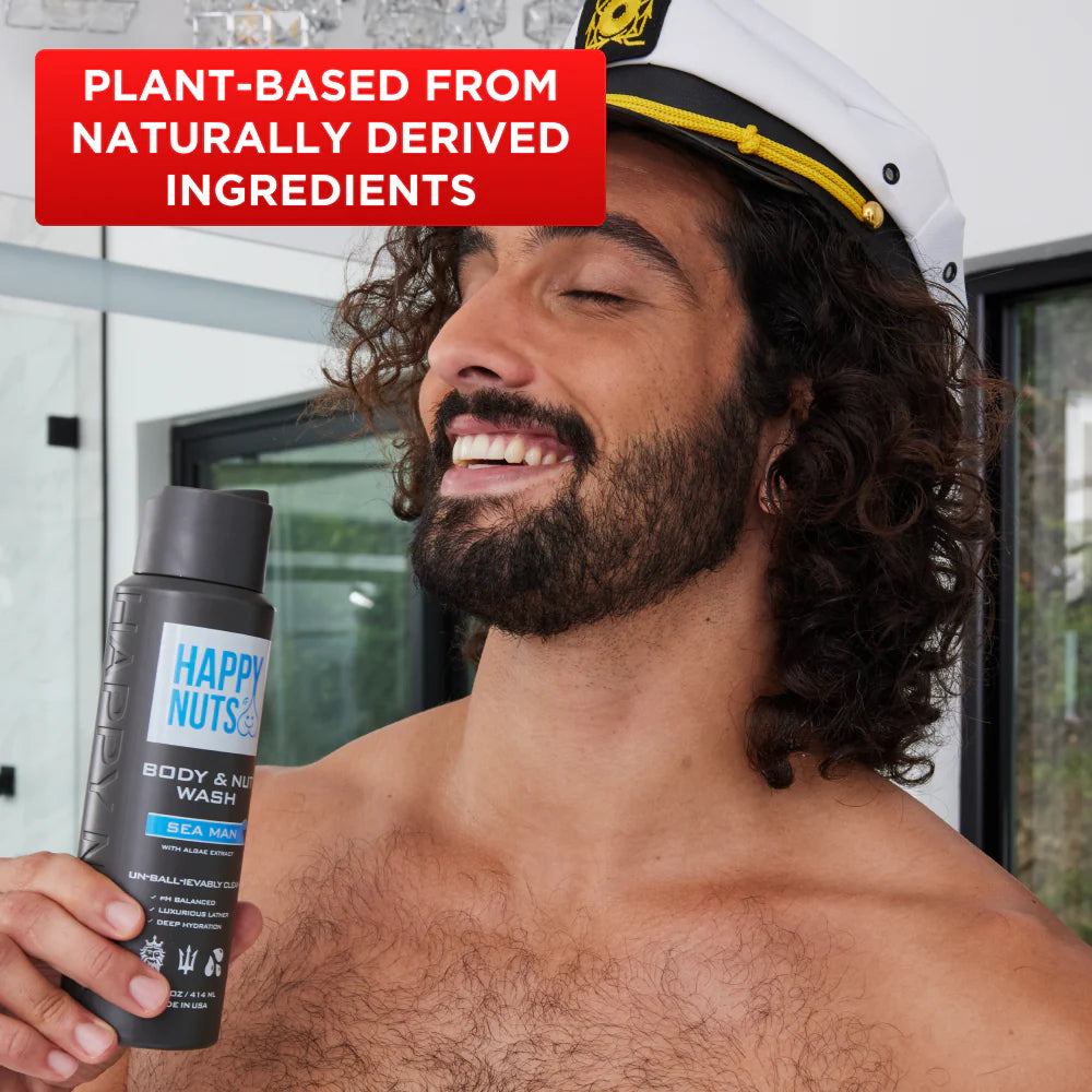 HAPPY NUTS SEA MAN BODY & NUT WASH - Hollow Way Home