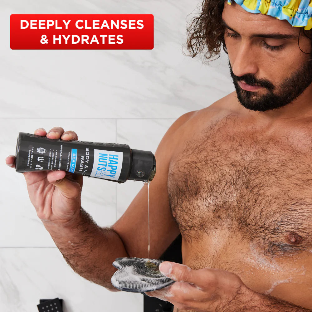 HAPPY NUTS SEA MAN BODY & NUT WASH - Hollow Way Home