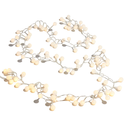 Raz Imports 8' Frosted Snowball Snake Light