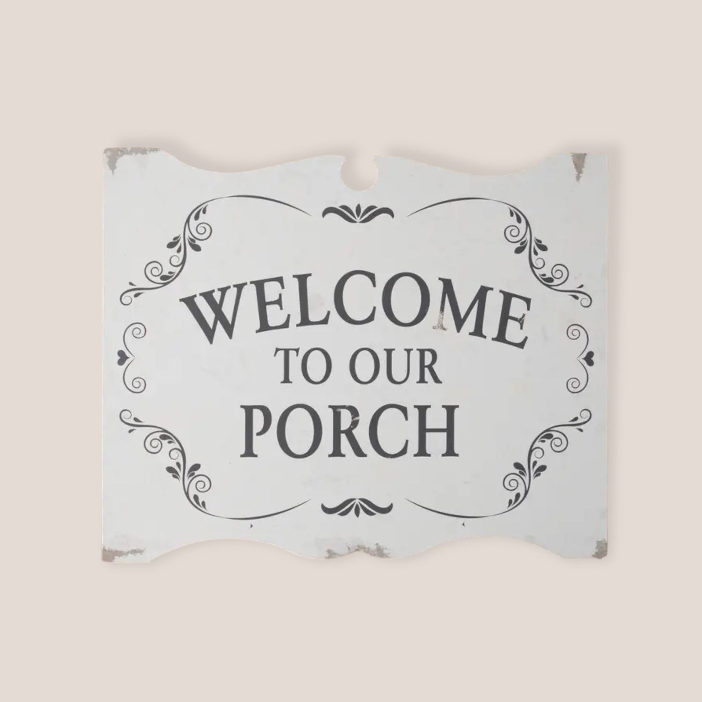 Sign - Welcome To Our Porch - Hollow Way Home