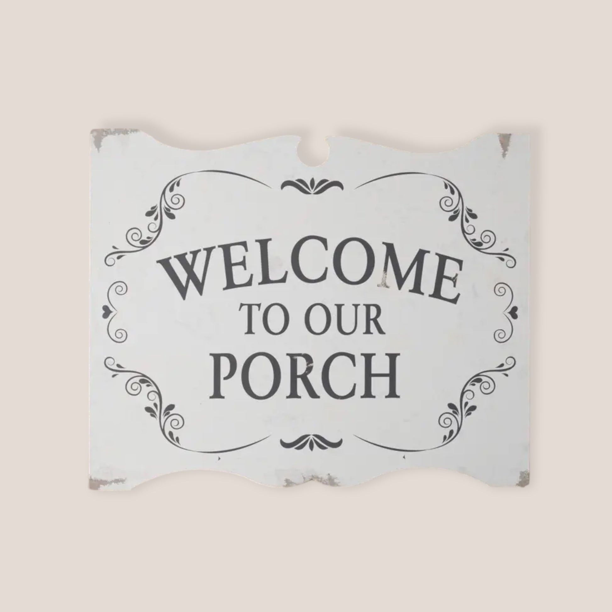 Sign - Welcome To Our Porch - Hollow Way Home