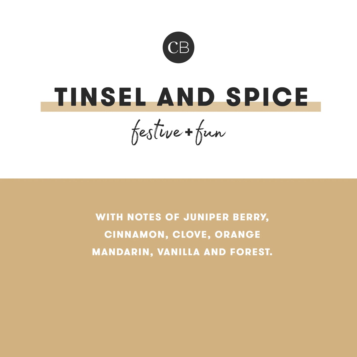 capri BLUE Tinsel & Spice Glimmer Reed Diffuser