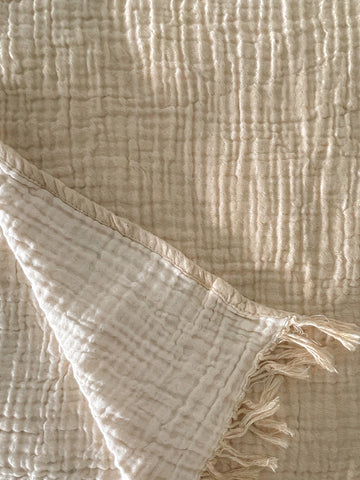 ANAYA Oversized Crinkled Cuddle Blanket