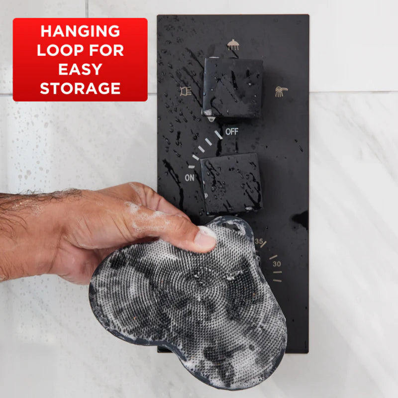 Happy Nuts Body and Nut Scrubber for Men - Perfect Shower Accessory for Exfoliating & Hygiene - Hollow Way Home