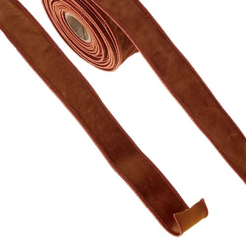 Raz Imports Ribbon 1.5" X 10 Yards Copper Velvet Wired Ribbon