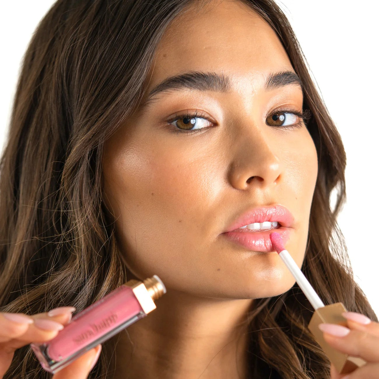 Sara Happ Pink Slip Luxe Gloss with Subtle Shimmer - High-Impact Shine & Long-Lasting Wear, Nourish, Hydrate, and Heal Your Lips, 0.21 fl. oz.