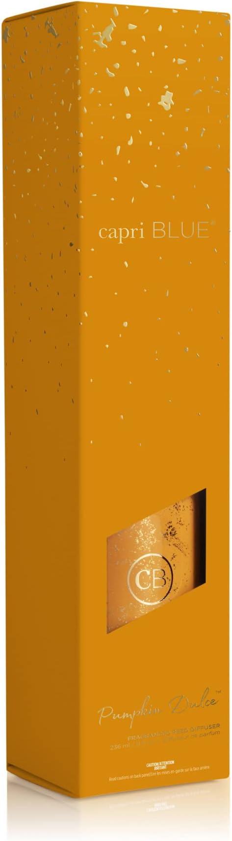 capri BLUE Pumpkin Dulce Glimmer Reed Diffuser