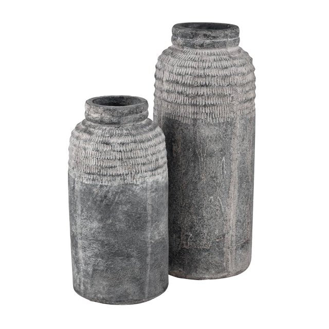 Elk Home - Ashe - Medium Vase In Mid-Century Modern Style-11.75 Inches Tall and - Hollow Way Home