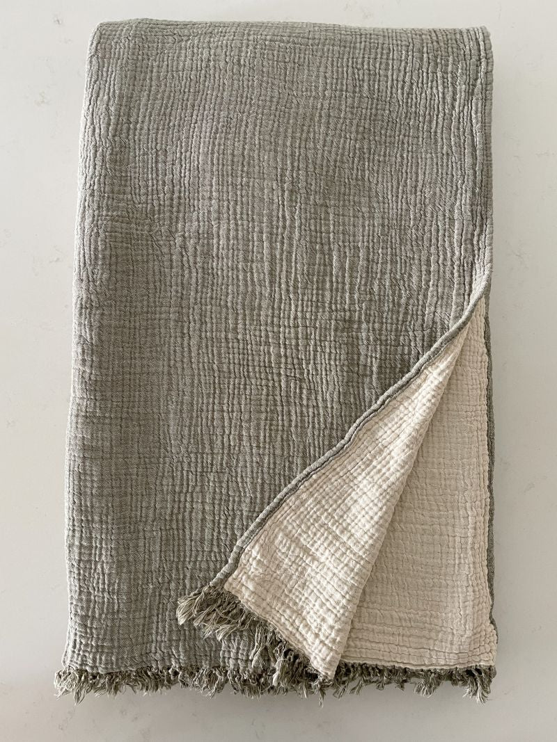 ANAYA  Oversized Crinkled Cuddle Blanket
