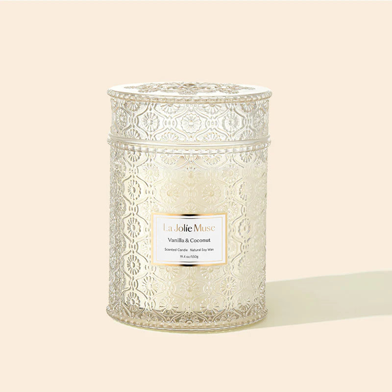 Maelyn Scented Candle - Vanilla & Coconut - Hollow Way Home