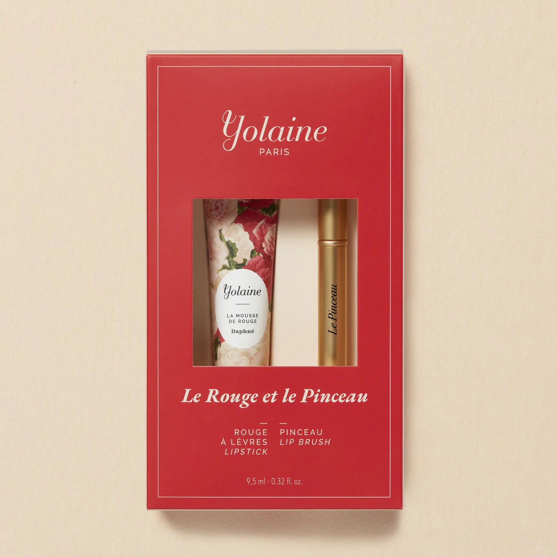 Yolaine Lip Mousse & Lip Brush in Daphne - Hollow Way Home