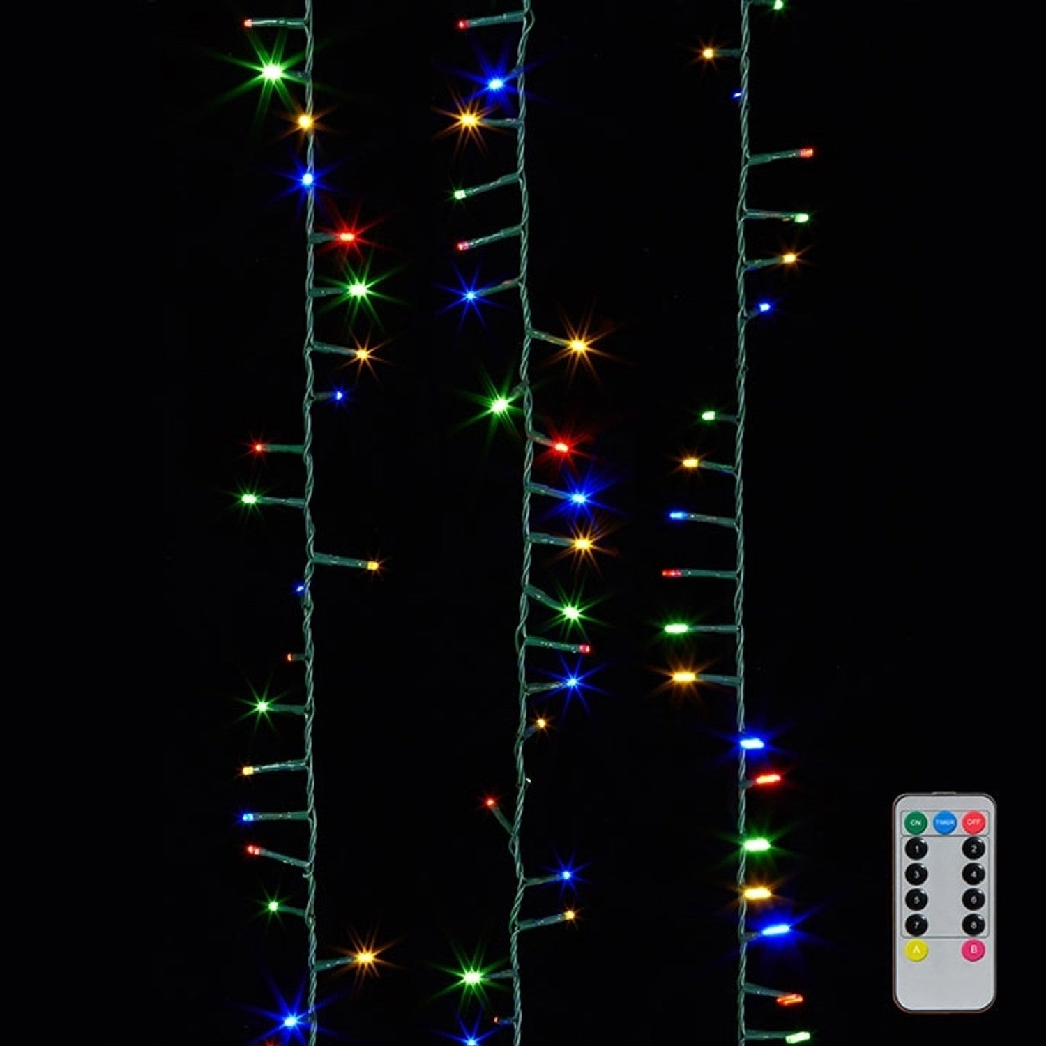 Raz Imports 73.8' Snake Multicolor Lights on Green Wire w/ Remote - Hollow Way Home