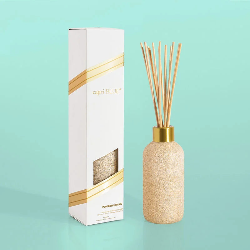 Capri Blue Pumpkin Dulce Glam Reed Diffuser, 8 fl oz