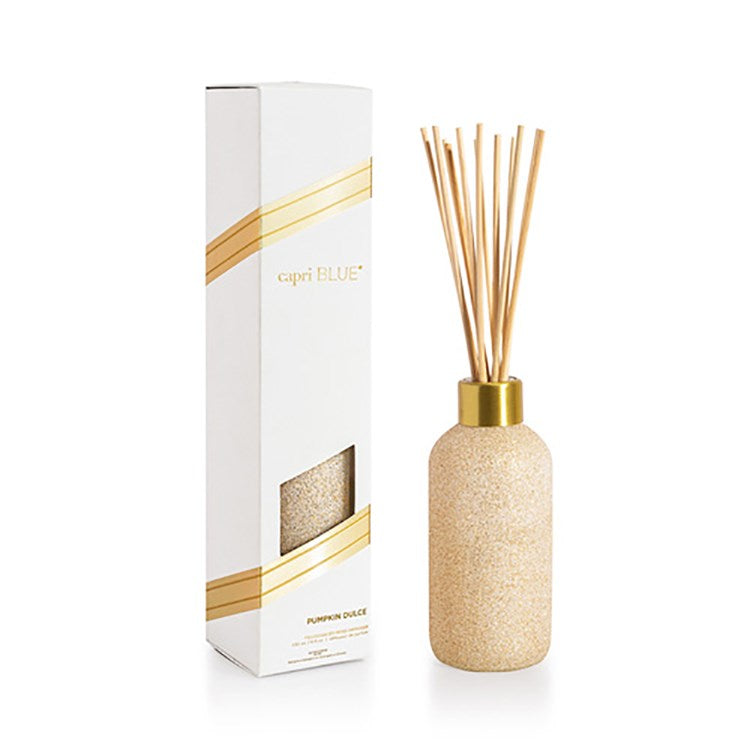 Capri Blue Pumpkin Dulce Glam Reed Diffuser, 8 fl oz