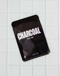 LAPCOS Charcoal Sheet Mask, Daily Face Mask with Salicylic Acid and Tea Tree Oil to Detoxify and Tighten Skin, Korean Beauty Favorite, 5-Pack - Hollow Way Home