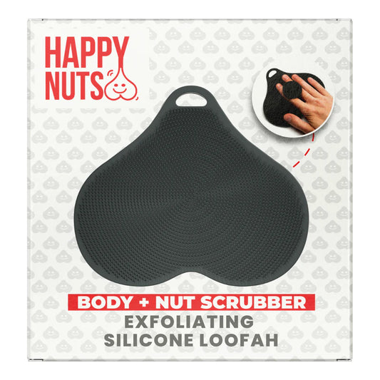Happy Nuts Body and Nut Scrubber for Men - Perfect Shower Accessory for Exfoliating & Hygiene - Hollow Way Home